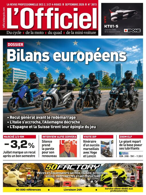 Cover image for L'Officiel du Cycle
